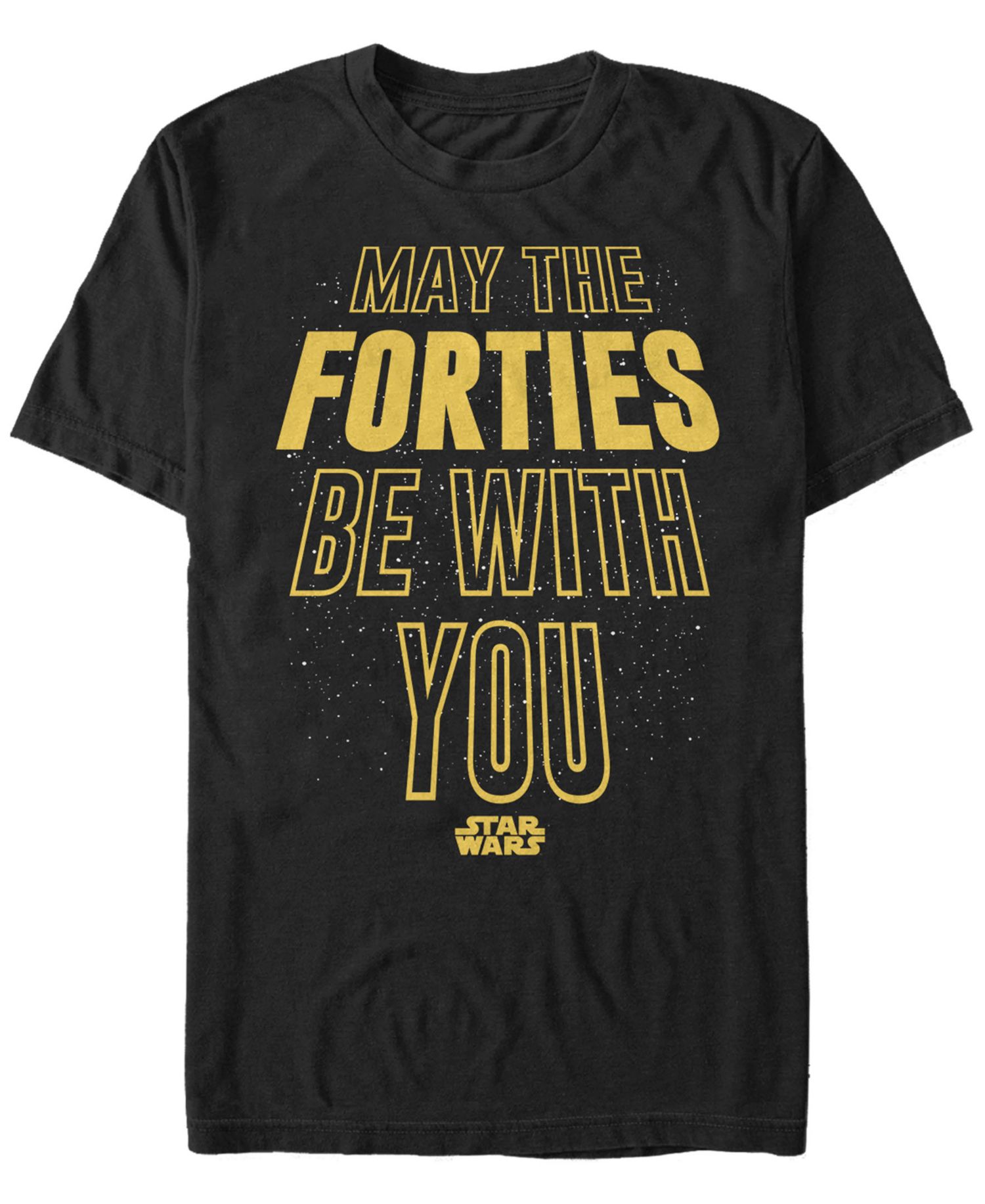 Men's Forties Be with You Short Sleeve Crew T-shirt