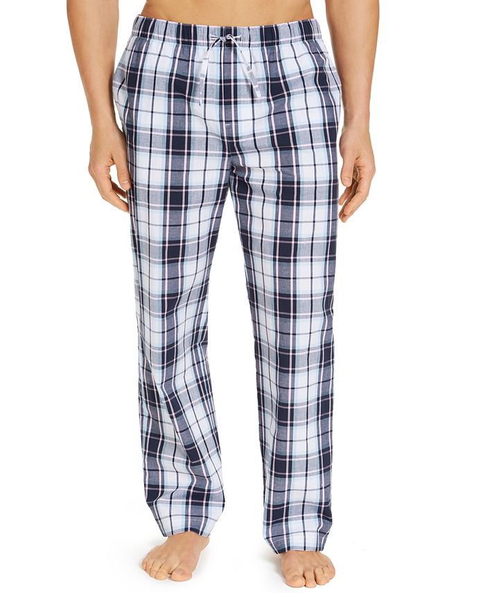 Club Room Men's Plaid Cotton Pajama Pants, Created for Macy's Macy's