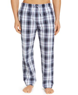 Club Room Men's Plaid Cotton Pajama Pants, Created for Macy's - Macy's