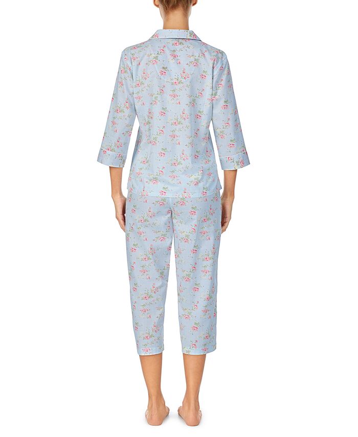 Lauren Ralph Lauren Petite FloralPrint Capri Pajama Set Macy's