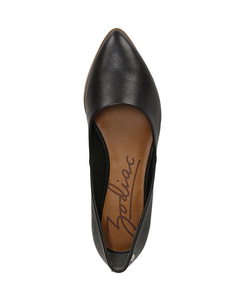 zodiac hill pointed toe flat