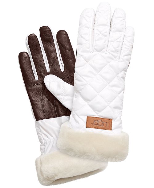 UGG® Quilted Performance Gloves & Reviews Handbags & Accessories Macy