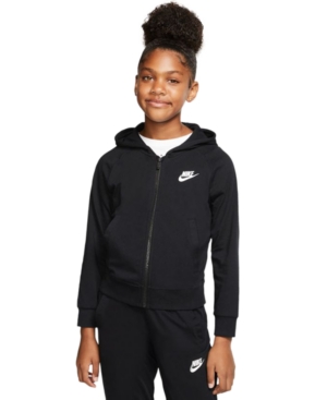 image of Nike Sportswear Big Girls Full Zip Hoodie
