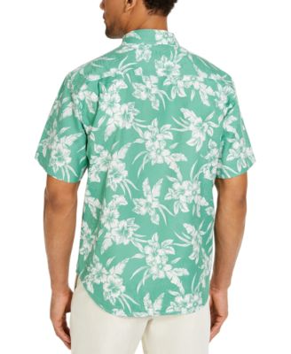 Tommy Bahama Men's Vintage Hibiscus Classic-Fit Tropical Print Silk ...