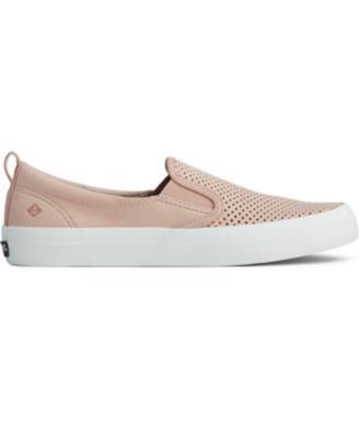 Women's Crest Twin Gore Perforated Slip On Sneakers, Created for Macy's