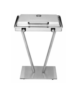 Brookstone - Indoor & Outdoor Stainless Steel Electric Grill