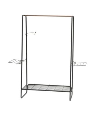Metal Freestanding Garment Rack with 3 Shelves