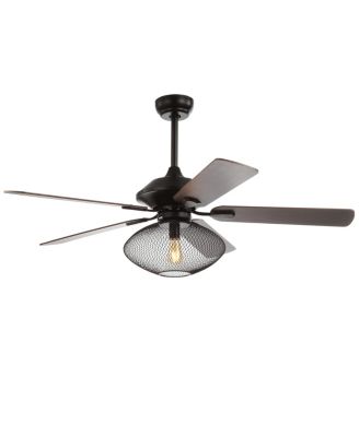 Clift 52" 1-Light Mid-Century Led Ceiling Fan with Remote