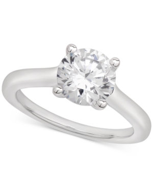 image of Certified Diamond Solitaire Engagement Ring (2 ct. t.w.) in 14k White Gold