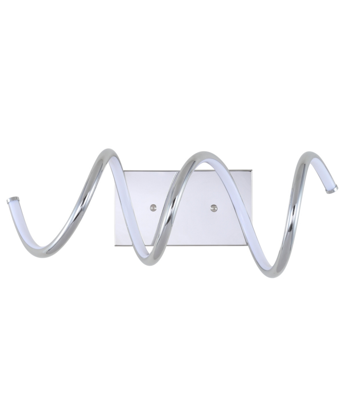 Jonathan Y Scribble 7" Modern Integrated Led Vanity Light Sconce In White