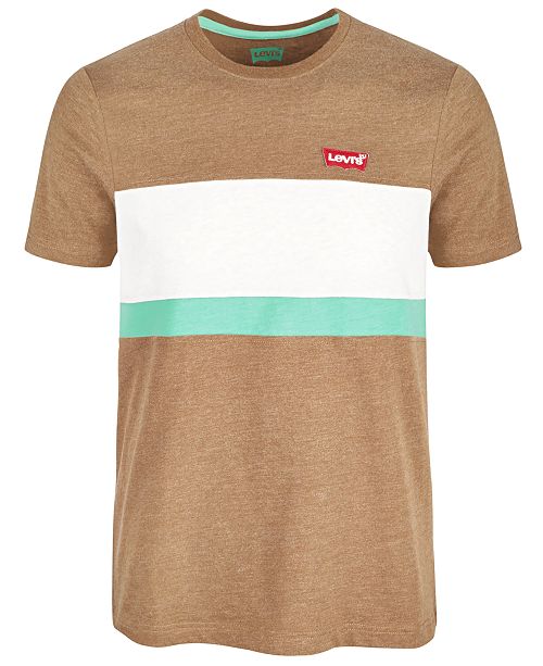 Levi S Men S Wide Stripe T Shirt Reviews T Shirts Men Macy S