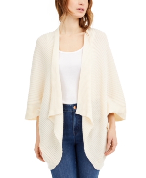 Save The Ocean Recycled Knit Kimono In Ivory
