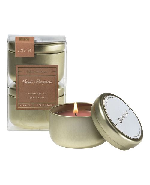 Aromatique Pomelo Pomegranate Votive Candle Set & Reviews ...
