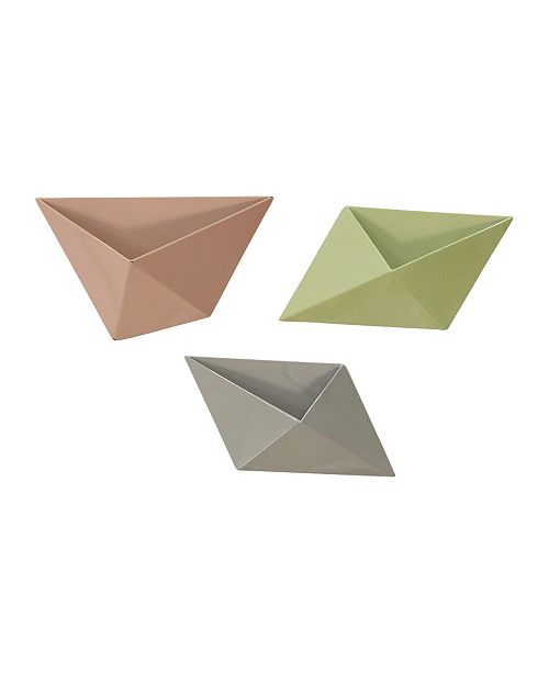 Stratton Home Decor Stratton Home Decor Tricolor Modern Wall