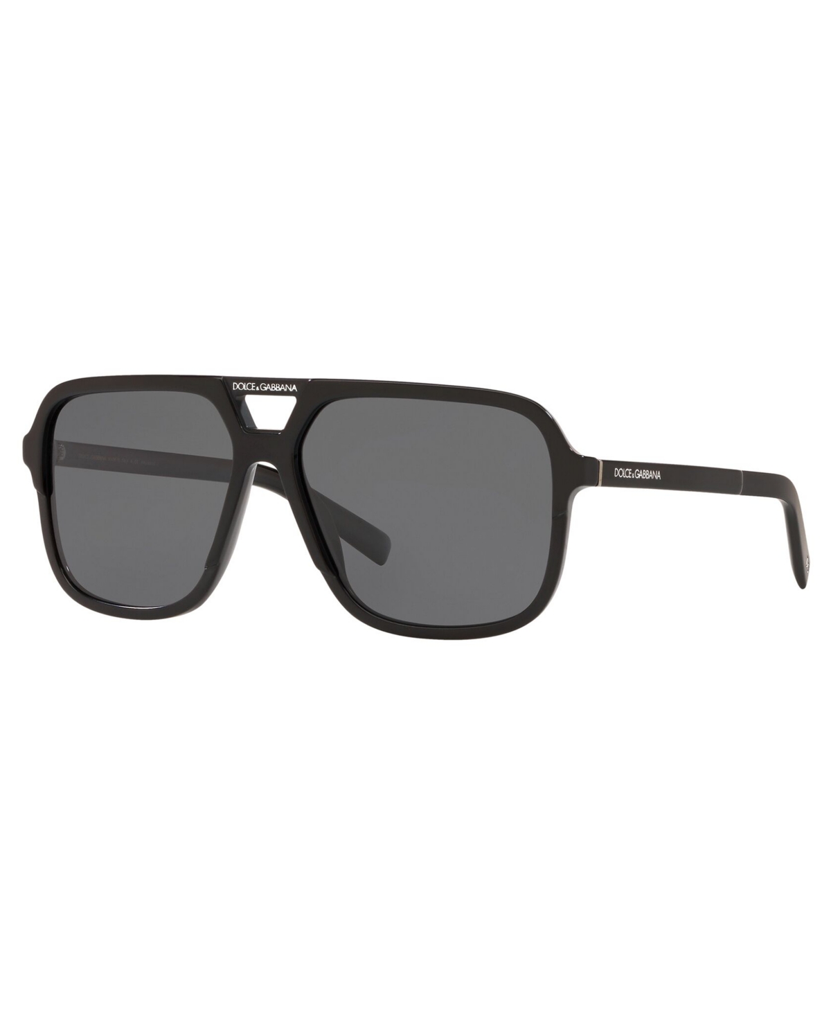 Dolce & Gabbana Men's Polarized Sunglasses, Dg4354 In Black,polar Grey