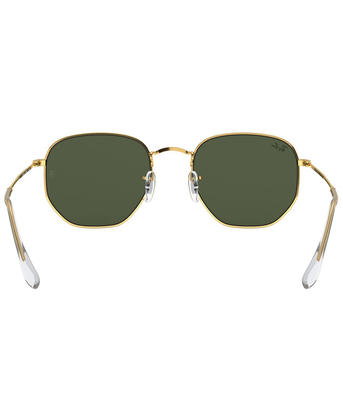 Ray Ban Hexagonal Legend Gold Green Classic G-15 Unisex Sunglasses Rb3548 919631 51 In Gold Legend,green