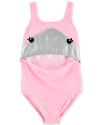 Baby girl shark swimsuit on sale