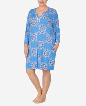 ELLEN TRACY PLUS SIZE PAJAMA TUNIC, ONLINE ONLY