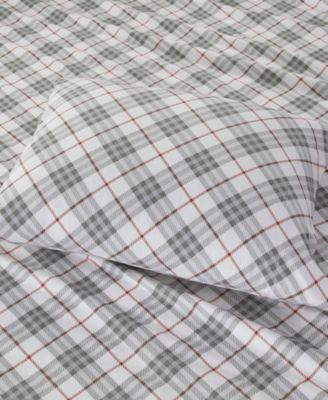 Novelty Printed Cotton Flannel 4-Pc. Sheet Set, California King