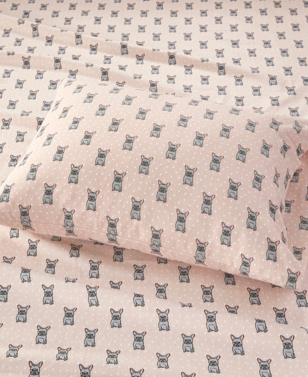 Madison Park Novelty Printed Cotton Flannel -Pc. Sheet Set