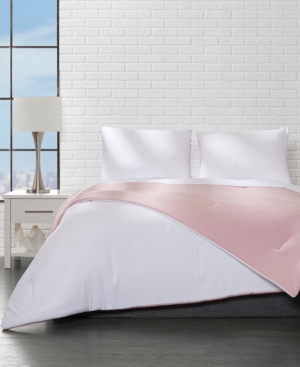 Reversible Microfiber Polka Dot Twin Comforter 3 Piece Set Bedding