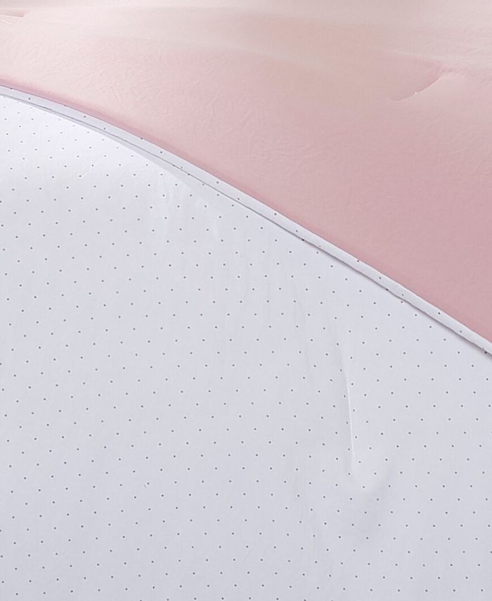 Ella Jayne Reversible Microfiber Polka Dot Twin Comforter 3 Piece Set