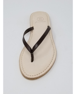 Nyla Premium Carmel Thong Sandal Women's Shoes