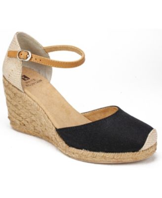 white mountain espadrille wedges
