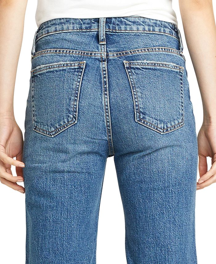 Silver Jeans Co. Eyes-On Wide-Leg Cropped Jean - Macy's