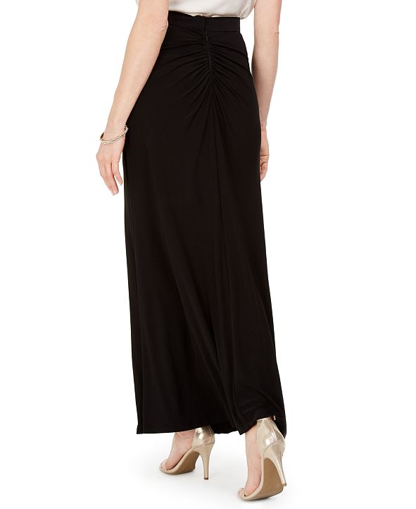 Adrianna Papell Ruched Maxi Skirt & Reviews - Skirts - Women - Macy's