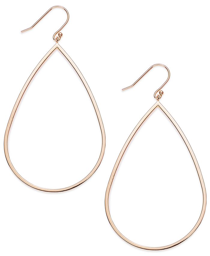 Macy's - 14k Rose Gold Vermeil Earrings, Teardrop Dangle Earrings