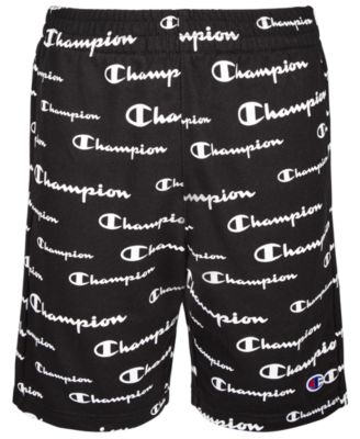champion big script shorts