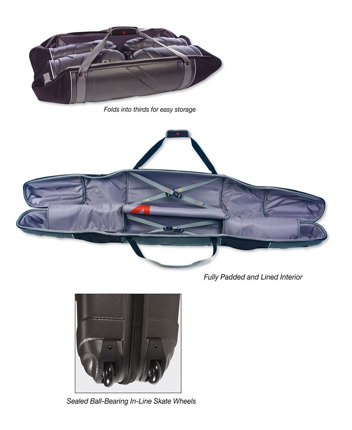 Athalon Molded Wheeling Double Ski Bag & Reviews Backpacks Luggage