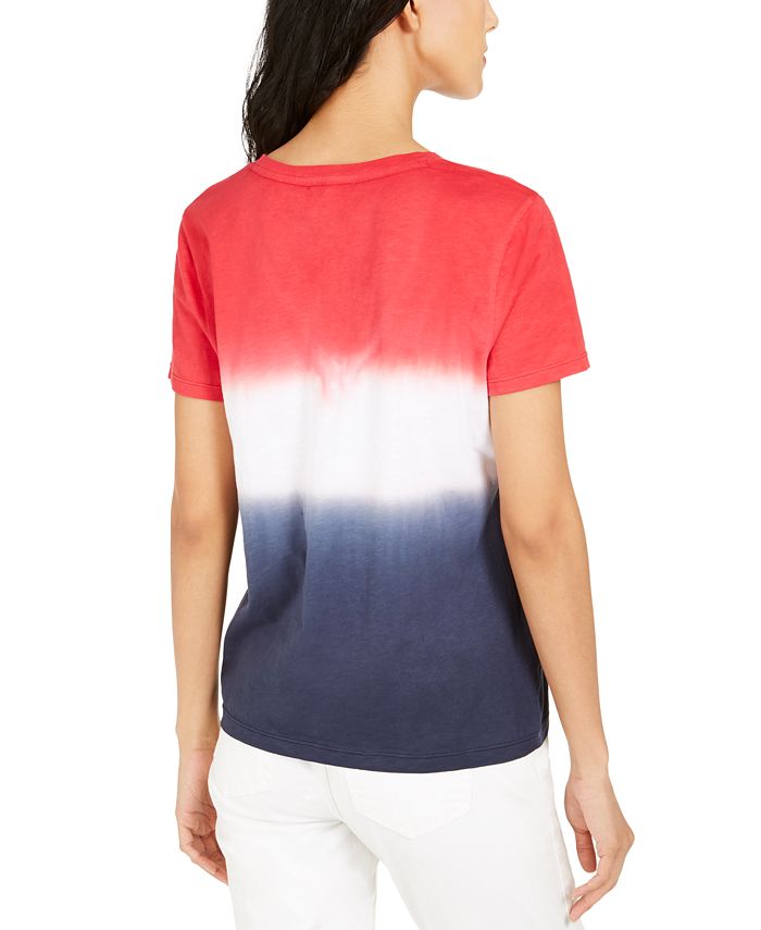 Tommy Hilfiger TieDye Ombré Logo TShirt Macy's