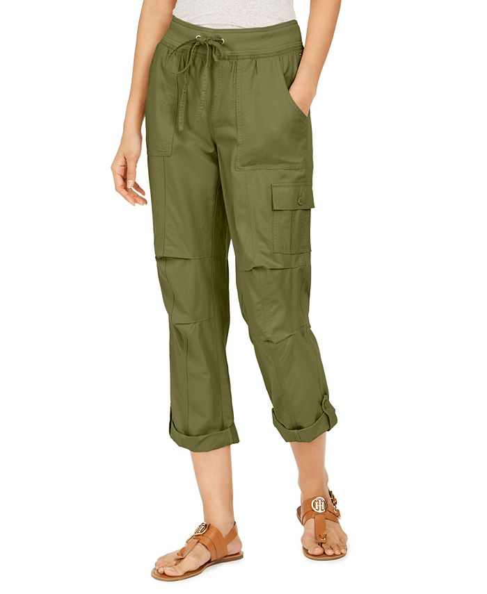 Tommy Hilfiger Cropped Cargo Pants - Macy's