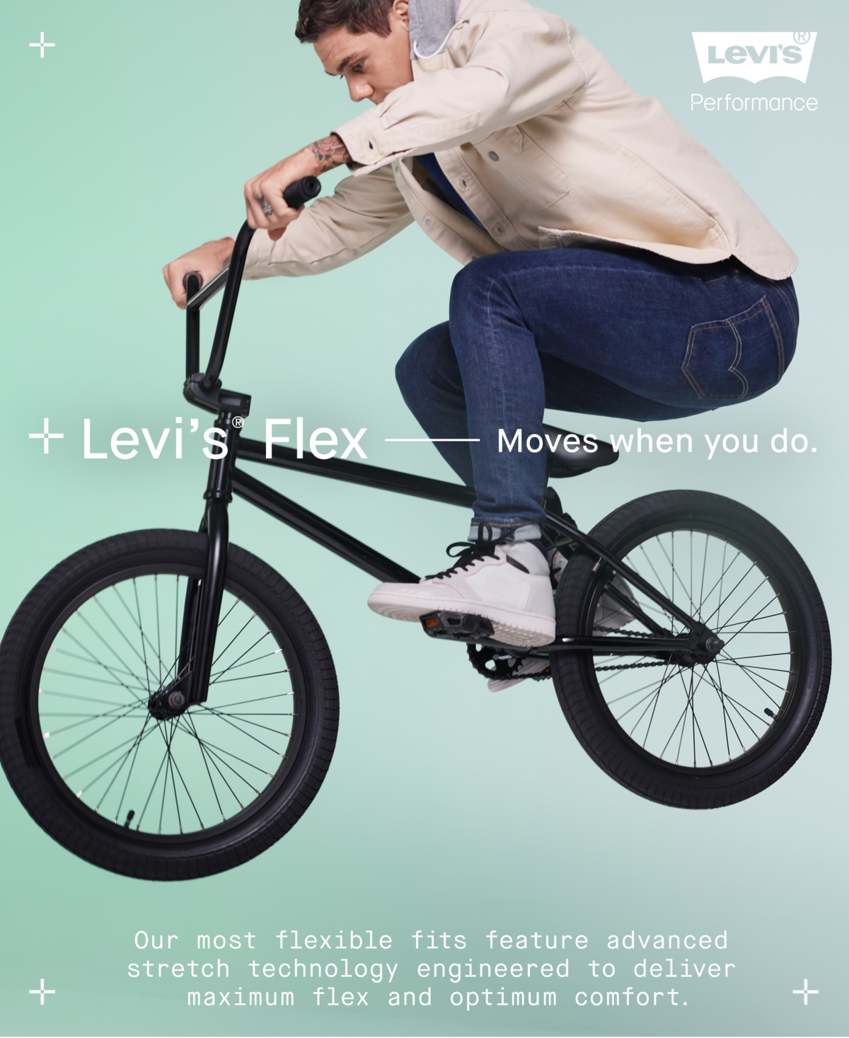 Levi's 512 Slim Taper Fit Advanced Stretch Jeans - Men's