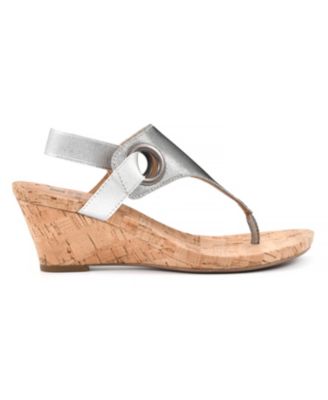 white mountain aida wedge sandal