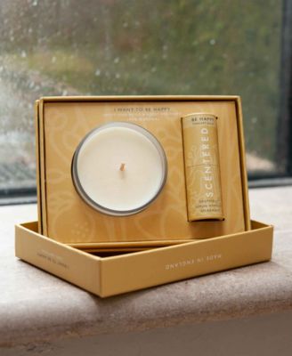 2-Pc. I Want To Be Happy Balm & Candle Gift Set