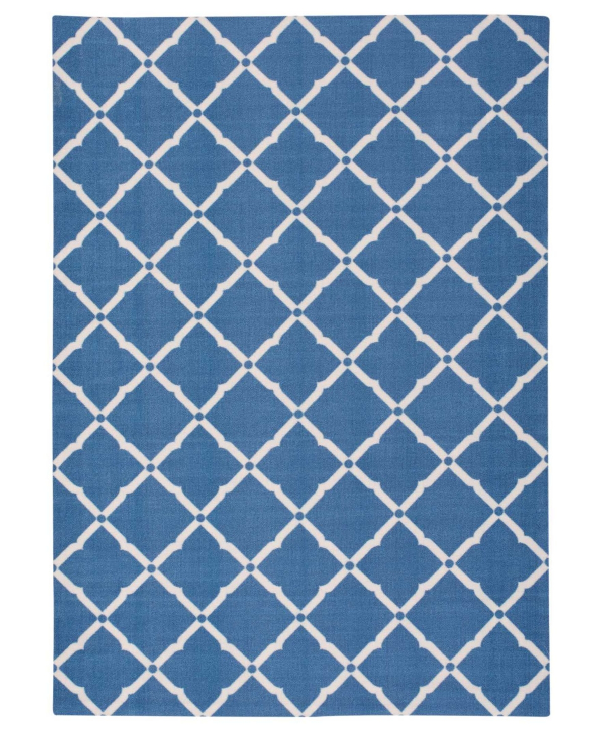 Long Street Looms Backyard BAC091 7'9in x 10'10in Outdoor Area Rug - Navy