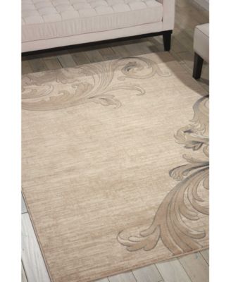 Samuel SAM05 Mocha 5'3" x 7'3" Area Rug