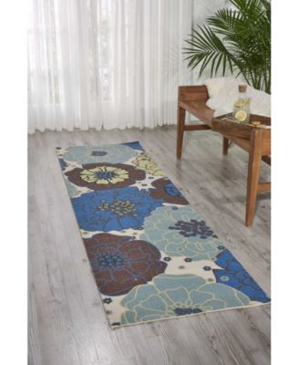 Backyard BAC021 2'3" x 8' Runner Rug