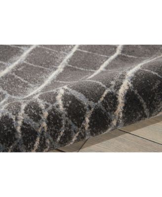 Samuel SAM09 Charcoal 5'3" x 7'3" Area Rug