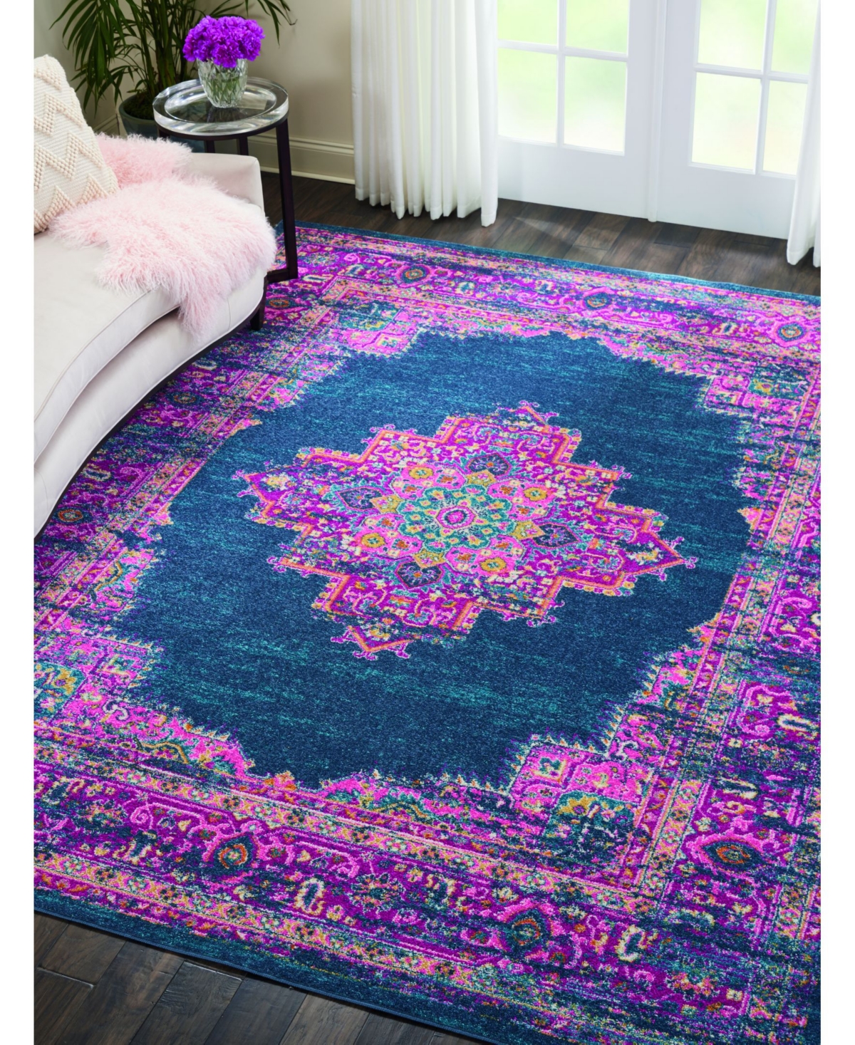 Long Street Looms Zeal ZEA03 Blue 9' x 12' Area Rug