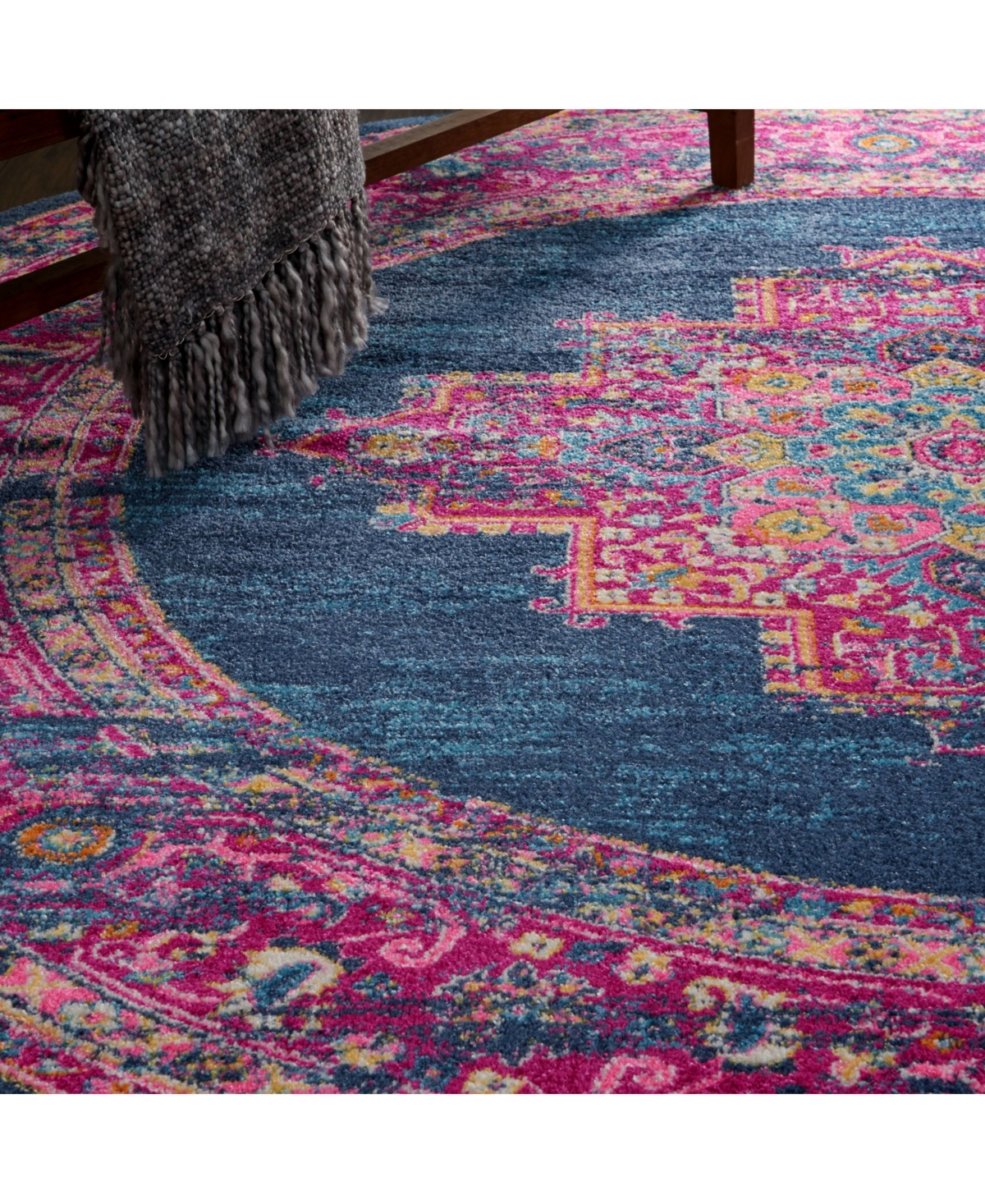 Long Street Looms Zeal ZEA03 8' Round Area Rug