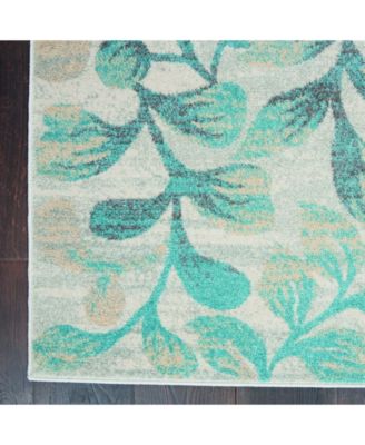 Peace PEA03 Ivory 5'3" x 7'3" Area Rug