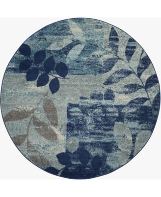 Tranquil TRA01 5'3" Round Area Rug