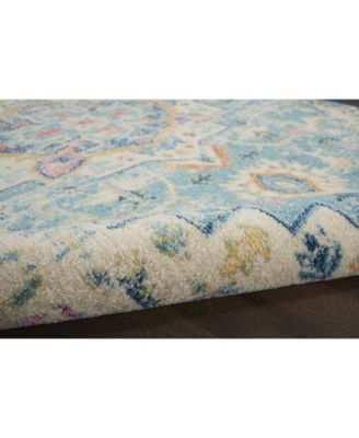 Zeal ZEA25 Ivory 3'9" x 5'9" Area Rug