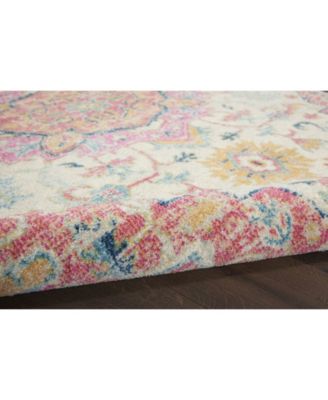 Zeal ZEA25 Ivory 3'9" x 5'9" Area Rug