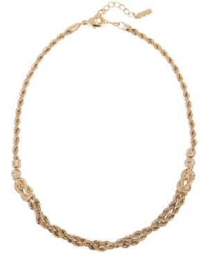 image of Grace Kelly Collection 18k Gold Plated French Chain Necklace