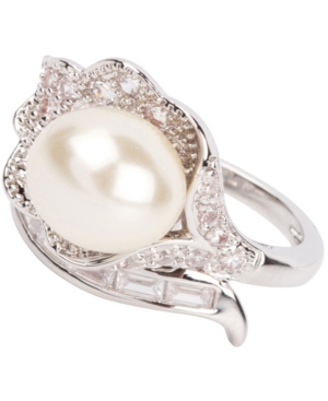 image of Grace Kelly Collection Rhodium Plated Wedding Ring